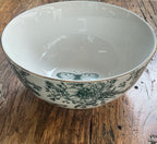 Cereal bowl 15cm with Butterfly design - green