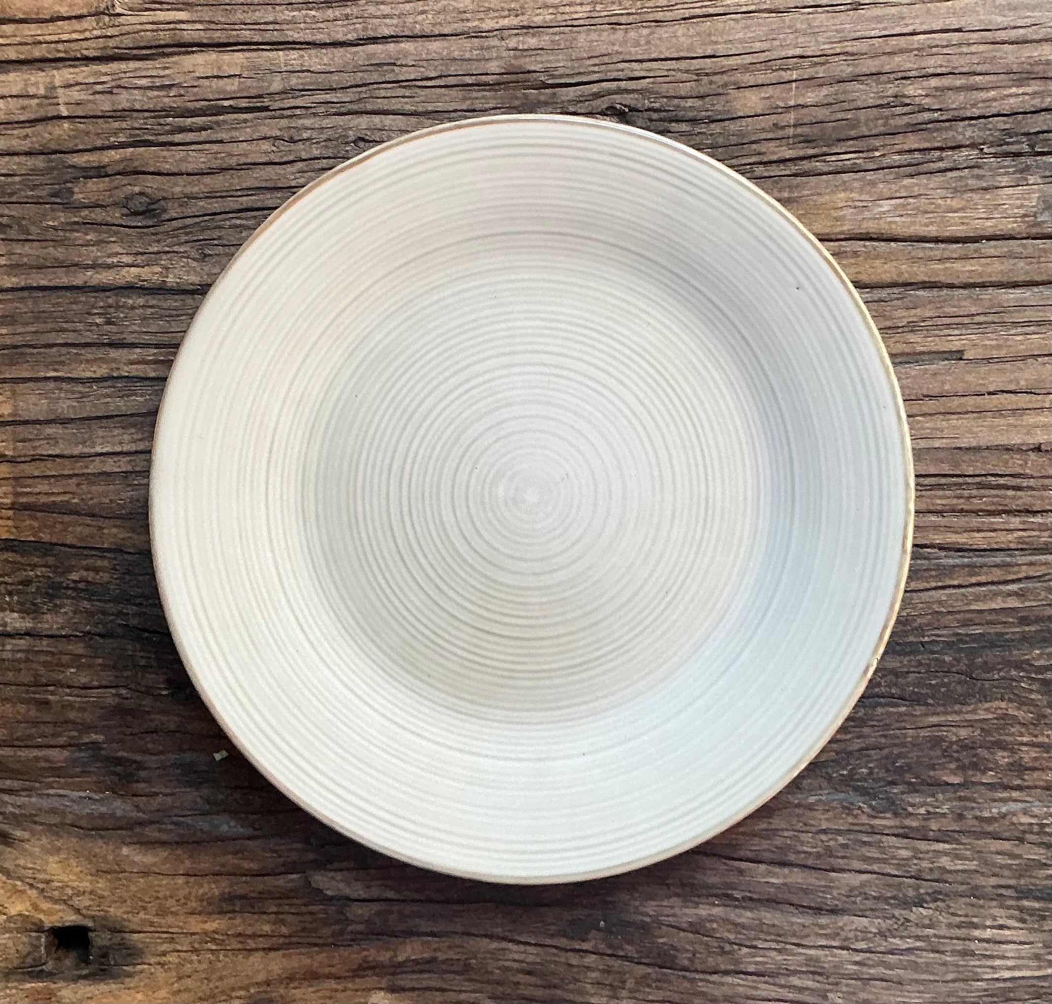 Sideplate 21cm - reactive glaze - marl color